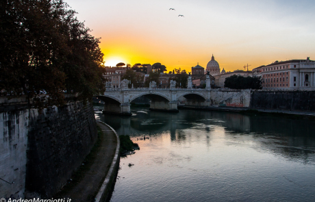 San Pietro al tramonto